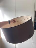 Lampenkap donkerbruine buitenkant/beige binnenkant, Huis en Inrichting, Ophalen, Zo goed als nieuw, Bruin