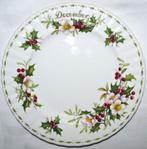 Royal Albert Flower of the Month December gebaksbordje, Collections, Porcelaine, Cristal & Couverts, Comme neuf, Assiette ou Plat