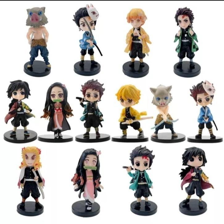 Demon Slayer figuren Nieuw - 14 stuks, Kinderen en Baby's, Speelgoed | Actiefiguren, Nieuw, Ophalen of Verzenden