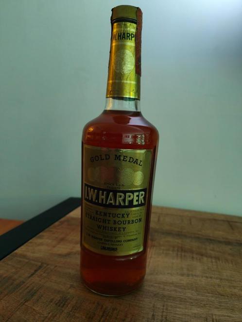 I.W. Harper Gold Medal Kentucky Straight Bourbon Bottled1971, Verzamelen, Wijnen, Nieuw, Overige typen, Overige gebieden, Vol