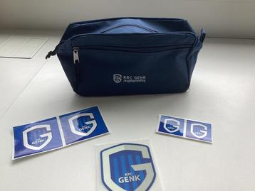 Pennenzak/ toilettas KRC Genk en stickers KRC Genk beschikbaar voor biedingen