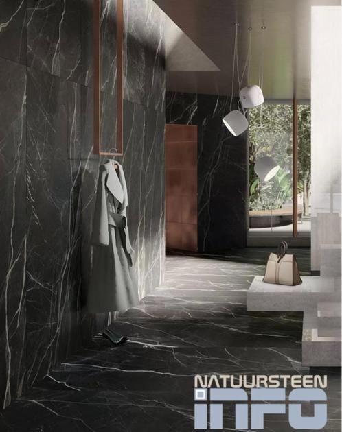 Marmerlook Callacata Nero merk Nexion 1198x598x9mm honed, Doe-het-zelf en Bouw, Tegels, Nieuw, Vloertegels, Keramiek, 60 cm of meer