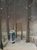 Tableau 'Croix sur stèle' 31,5x39,5, Antiquités & Art