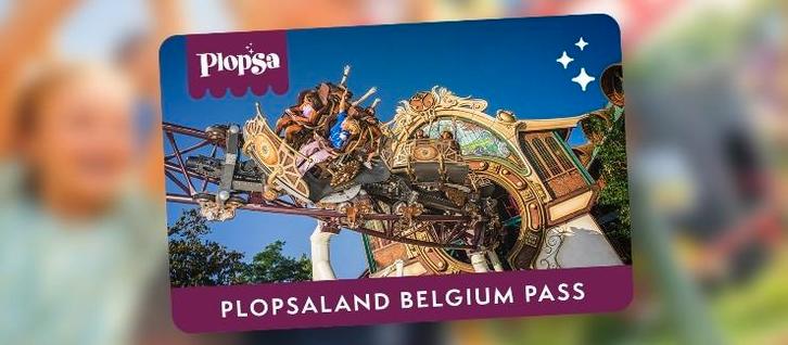 Deux bons d'abonnement Plopsaland Belgium Pass., Tickets & Billets, Réductions & Chèques cadeaux, Deux personnes, Parc d'attractions