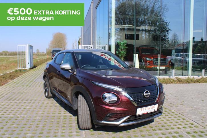 Nissan Juke N-Design Hybrid (bj 2023, automaat), Auto's, Nissan, Bedrijf, Te koop, Juke, Hybride Elektrisch/Benzine, Euro 6, SUV of Terreinwagen