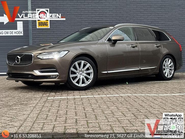 Volvo V90 2.0 D4 Momentum Aut. | € 8.450,- NETTO! | Leder |, Auto's, Volvo, Bedrijf, V90, ABS, Adaptive Cruise Control, Airbags