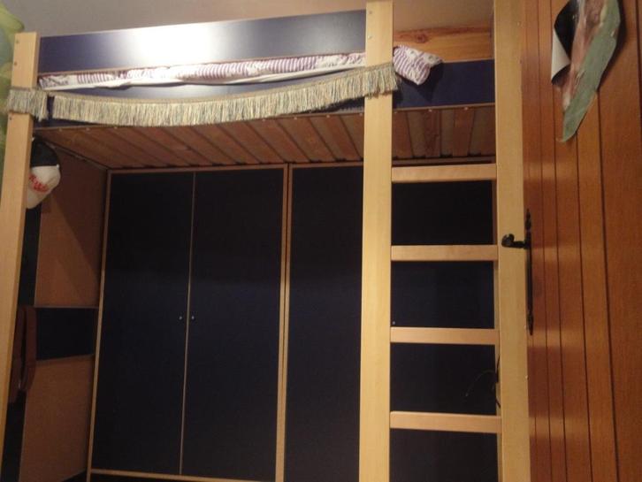 Hoogslaper Robin van Ikea, Huis en Inrichting, Slaapkamer | Stapelbedden en Hoogslapers, Gebruikt, Hoogslaper, Eenpersoons, Ophalen