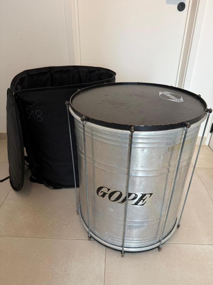 Surdo 20" - Gope - Alu - S18, Muziek en Instrumenten, Percussie, Gebruikt, Trommel, Ophalen