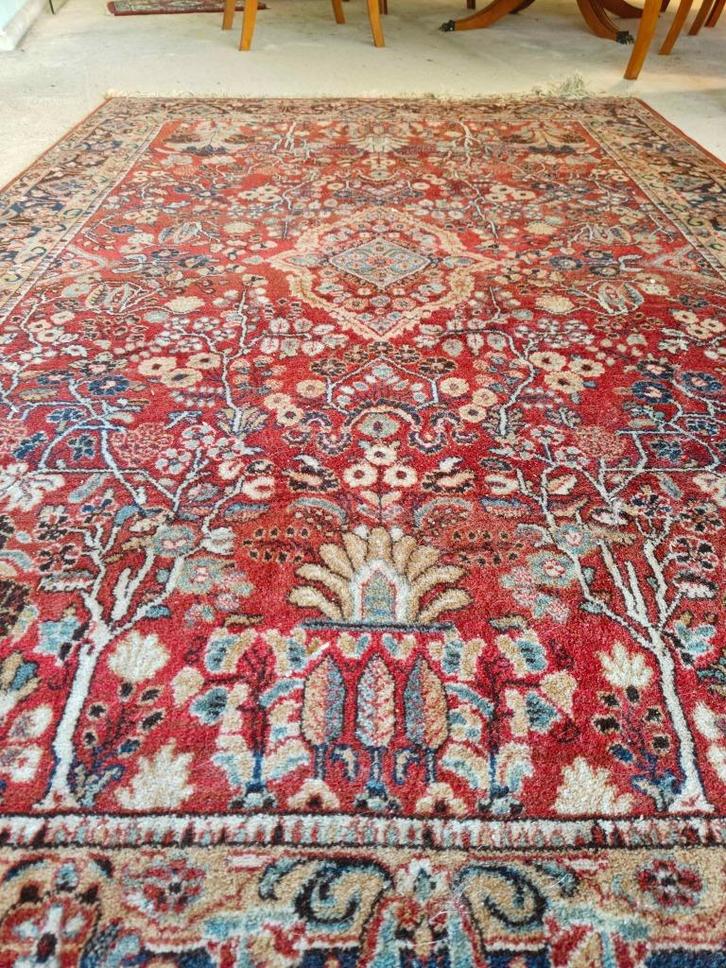 Oosters wollen tapijt – Ashabad, Huis en Inrichting, Stoffering | Tapijten en Vloerkleden, Gebruikt, 100 tot 150 cm, 150 tot 200 cm