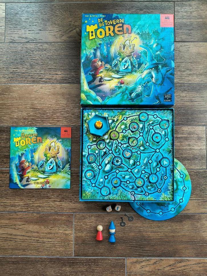 Spel De betoverde toren - Drie Magiers Spellen - 999, Hobby en Vrije tijd, Gezelschapsspellen | Bordspellen, Gebruikt, Ophalen of Verzenden