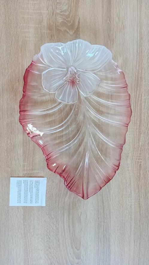 glazen presentatieschotel, Huis en Inrichting, Woonaccessoires | Schalen en Manden, Nieuw, Ovaal, Glas, Ophalen