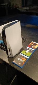 PS5 disc met 2 controllers en games, Ophalen