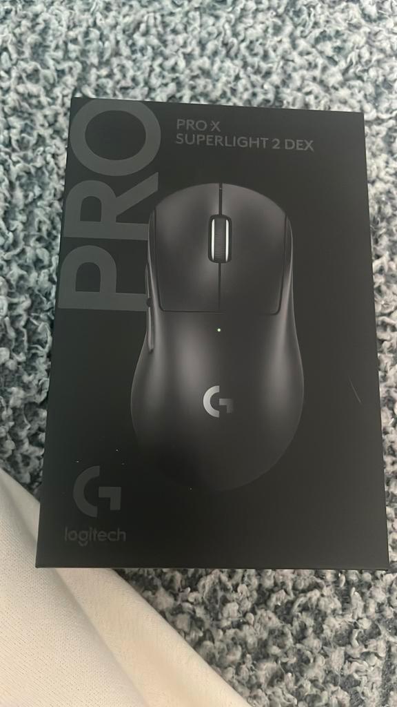 Logitech G pro x superlight 2 dex, Computers en Software, Muizen, Gebruikt, Muis, Rechtshandig, Draadloos, Gaming muis, Ophalen