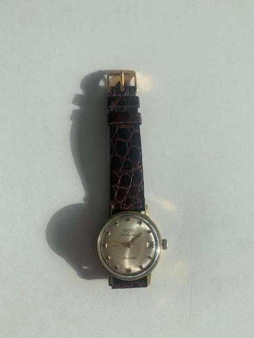 Vintage Horloge: Pontiac Hydraulica Memomatic, Handtassen en Accessoires, Horloges | Antiek, Polshorloge, Overige merken, Goud