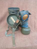 Masque à gaz allemand M38 wo2 avec porte-nom, Collections, Objets militaires | Seconde Guerre mondiale, Autres types, Armée de terre
