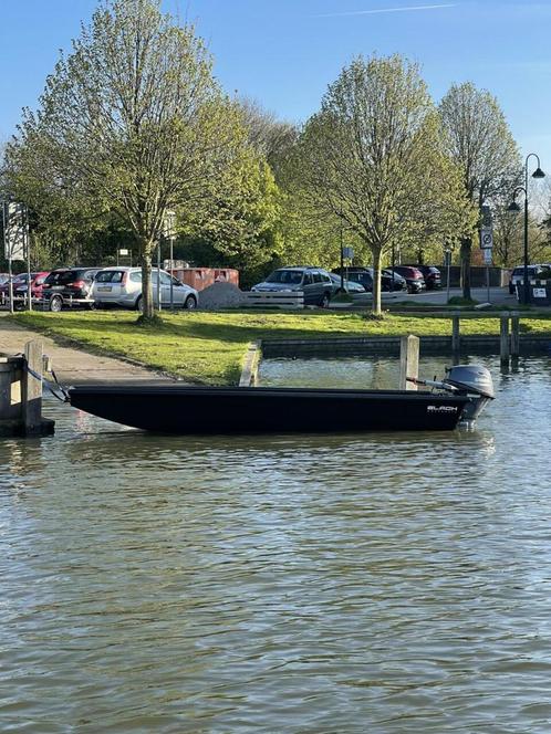 HDPE platbodem 400 vis boot whaly qwest aluminium alumacraft, Watersport en Boten, Vis- en Consoleboten, Nieuw, 10 tot 30 pk, 3 tot 6 meter