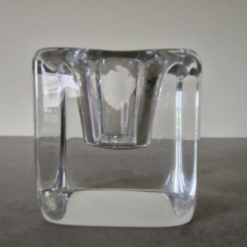 Kosta Boda "Ice Cube" votief kaarsenhouder, Antiek en Kunst, Kunst | Designobjecten, Ophalen of Verzenden
