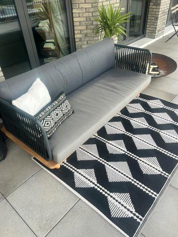 tuinbank van Maisons du Monde – 4-zit  Antracietgrijs beschikbaar voor biedingen