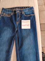 Lange broeken maat 40 zo goed als nieuw, Vêtements | Femmes, Culottes & Pantalons, Taille 38/40 (M), Comme neuf, Bleu, Enlèvement