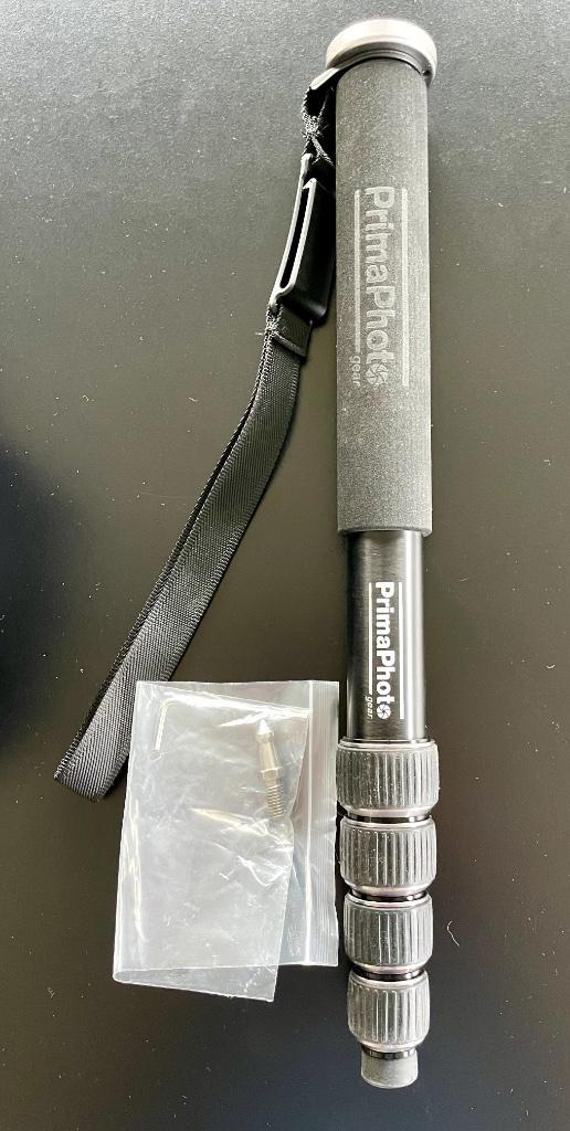 PrimaPhoto Aluminium Monopod, Audio, Tv en Foto, Fotografie | Statieven en Balhoofden, Nieuw, Eenpoot, 150 tot 175 cm, Ophalen