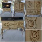 uiterst unieke, brocante en elegante tv meubel, Huis en Inrichting, Ophalen, Gebruikt, 100 tot 150 cm, Elegant, uniek, brocante, stijlvol