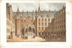 naar Johannes Hilverdink litho "Hof van Brabant te Brussel", Ophalen, Minder dan 50 cm, Gebruikt, Oorspronkelijke maker