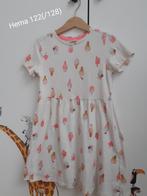 Jurk HEMA draagmaat 122 - ijsjesprint, Robe ou Jupe, Enlèvement ou Envoi, Utilisé, Hema