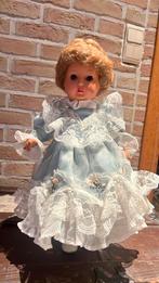 Vintage pop – 39 cm – Slaapogen – Geluidsmechanisme –, Ophalen of Verzenden, Pop