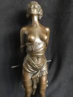Bronzen dominante dame, Bruno Zach/stempel zuiver brons, Enlèvement ou Envoi