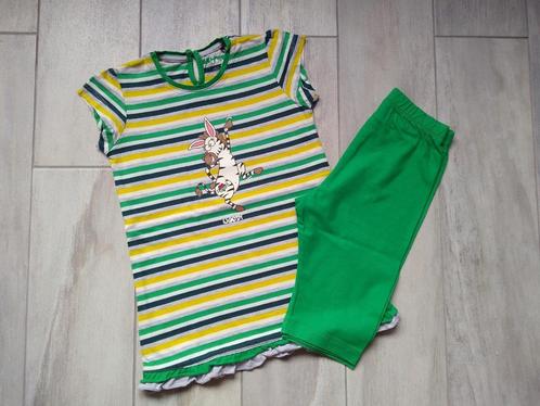 ✿ M98 - Woody zomerpyjama thema zebra, Kinderen en Baby's, Kinderkleding | Maat 98, Zo goed als nieuw, Meisje, Nacht- of Onderkleding