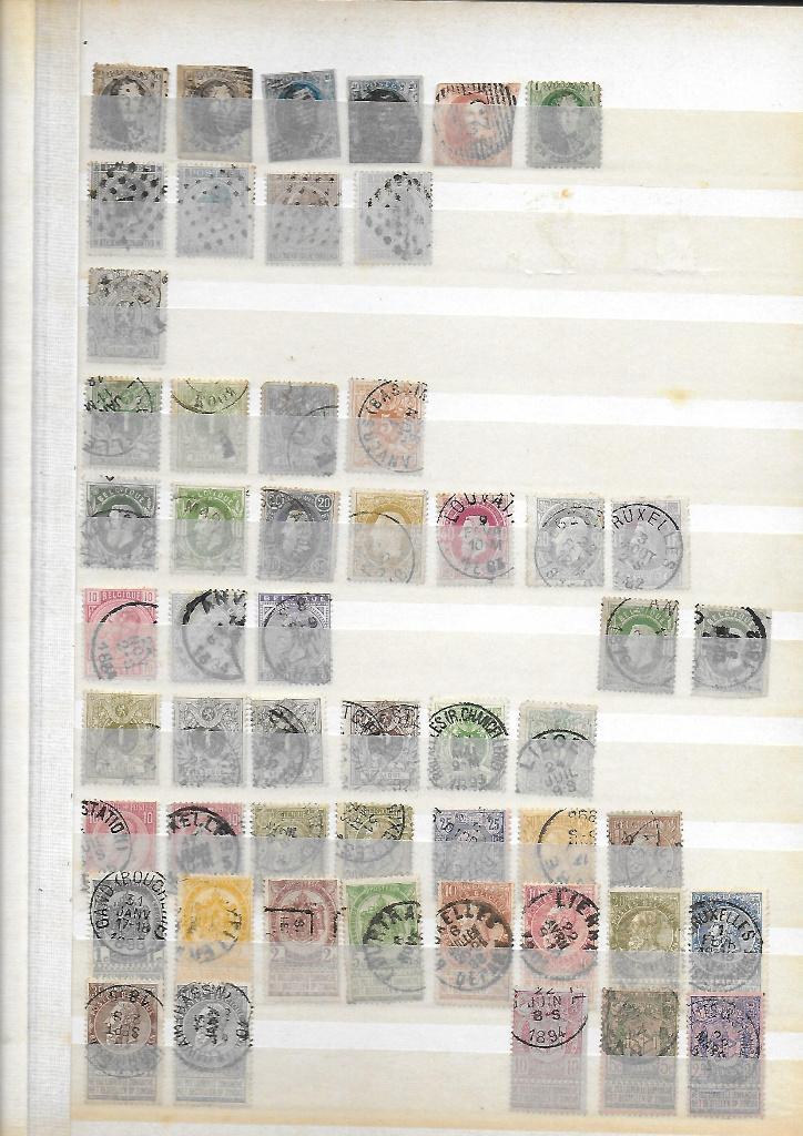 Postzegelcollectie, Postzegels en Munten, Postzegels | Europa | België, Gestempeld, Europa, Verzenden