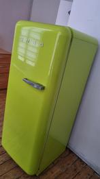 SMEG koelkast. Appelgroen, Elektronische apparatuur, Koelkasten en IJskasten, Ophalen, Gebruikt, Met vriesvak