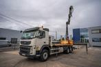 Volvo FM 410 DXI -6X2+HIAB 24 T/m/2x (bj 2011), Auto's, Vrachtwagens, Automaat, Euro 5, Elektrische ramen, Wit