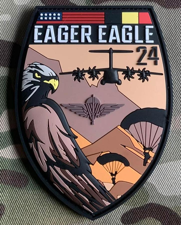 Eager Eagle 24 Patch  (ERREUR D'IMPRESSION) ! ! !, Collections, Objets militaires | Général, Envoi