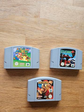 Nintendo 64 spellen  beschikbaar voor biedingen