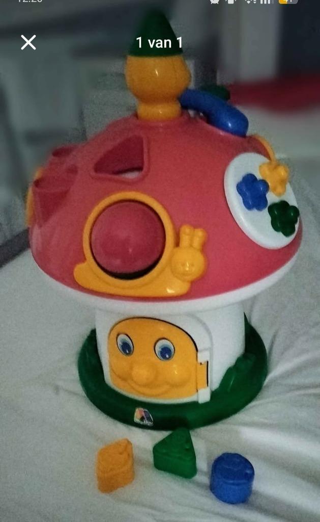 Speelgoed paddenstoel, Kinderen en Baby's, Speelgoed | Educatief en Creatief, Gebruikt, Puzzelen, Ontdekken, Ophalen