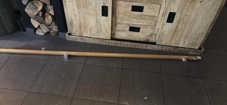 Houten trapleuning armleuning, Bricolage & Construction, Échelles & Escaliers, Utilisé, Escalier, 2 à 4 mètres, Enlèvement