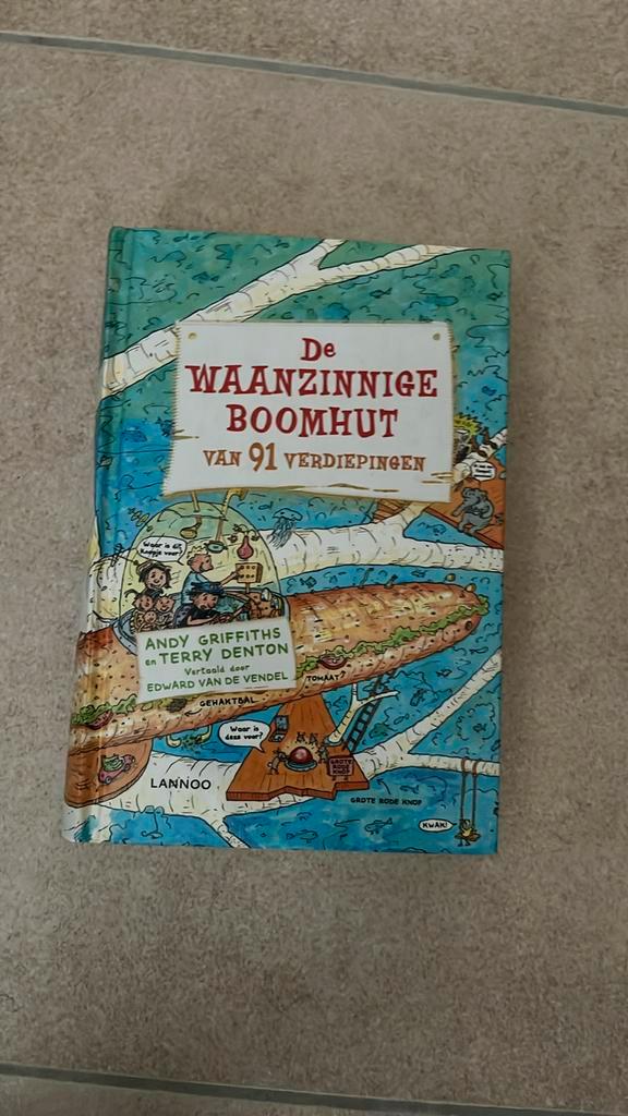 Terry Denton - De waanzinnige boomhut van 91 verdiepingen, Boeken, Kinderboeken | Jeugd | onder 10 jaar, Zo goed als nieuw, Ophalen of Verzenden