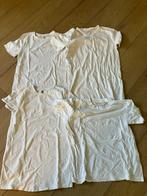 Set van 4 witte T-shirts maat 158/164, Jongen, Ophalen of Verzenden, Zo goed als nieuw, Shirt of Longsleeve