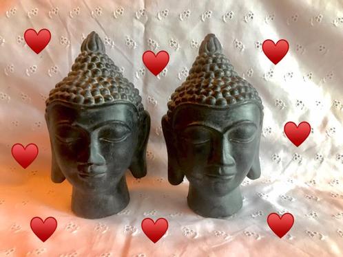 Splendide Paires de têtes de Bouddha décoratives️️️️♥️✅♥️✅♥️, Huis en Inrichting, Woonaccessoires | Boeddhabeelden, Zo goed als nieuw