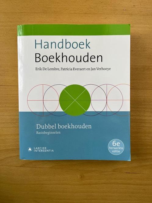 Handboek Boekhouden: Dubbel boekhouden: basisbeginselen (6e, Livres, Livres d'étude & Cours, Comme neuf, Enseignement supérieur