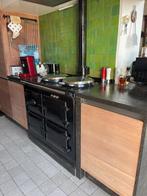 AGA kookfornuis zwart 3 ovens, Huis en Inrichting, Keuken | Complete keukens, Ophalen, Zo goed als nieuw, Zwart