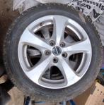 4 Velgen met winterbanden maat 205/55 R16, Ophalen, Gebruikt, 16 inch, Banden en Velgen