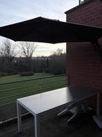 Table extérieure et Parasol, Jardin & Terrasse, Salons de jardin, Aluminium, 8 places, Enlèvement