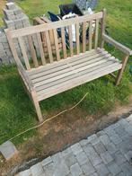 Mooie teak tuinbank, Tuin en Terras, Ophalen, Zo goed als nieuw