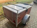 Bagagewagen met deksel en scharnierende achterklep, Ophalen, Gebruikt
