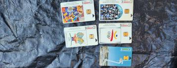 Barcelona 1992, 5 zeldzame circulatie telefoonkaarten beschikbaar voor biedingen