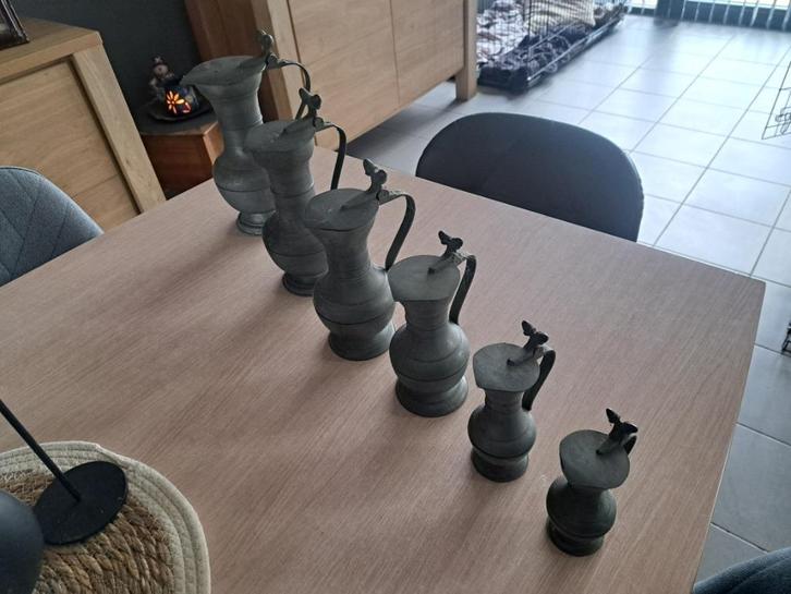 Série de 6 pichet vintage, Antiek en Kunst, Antiek | Keramiek en Aardewerk, Ophalen