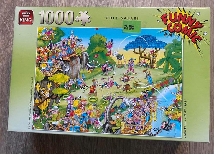 Puzzel 1000 stuks King, Hobby en Vrije tijd, Denksport en Puzzels, Zo goed als nieuw, Ophalen of Verzenden