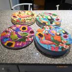 Excellent Houseware borden 25 cm 44 stuks met vogelopdruk, Nieuw, Overige materialen, Bord(en), Ophalen of Verzenden